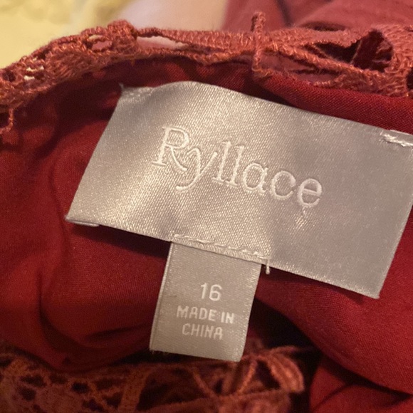 Linen dress by Ryllace size 16 never worn - Picture 6 of 6